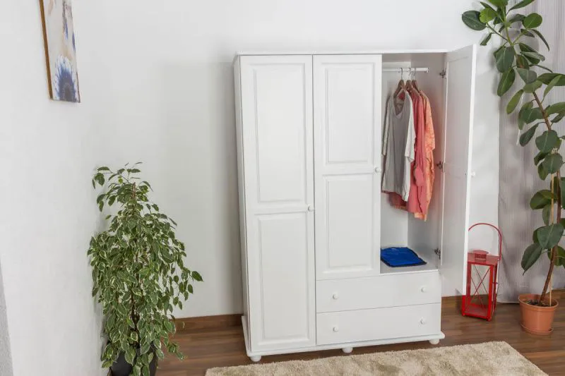 Steiner Shopping Armoire de chambre à coucher, Couleur: Blanc 195x135x59 cm Abbildung