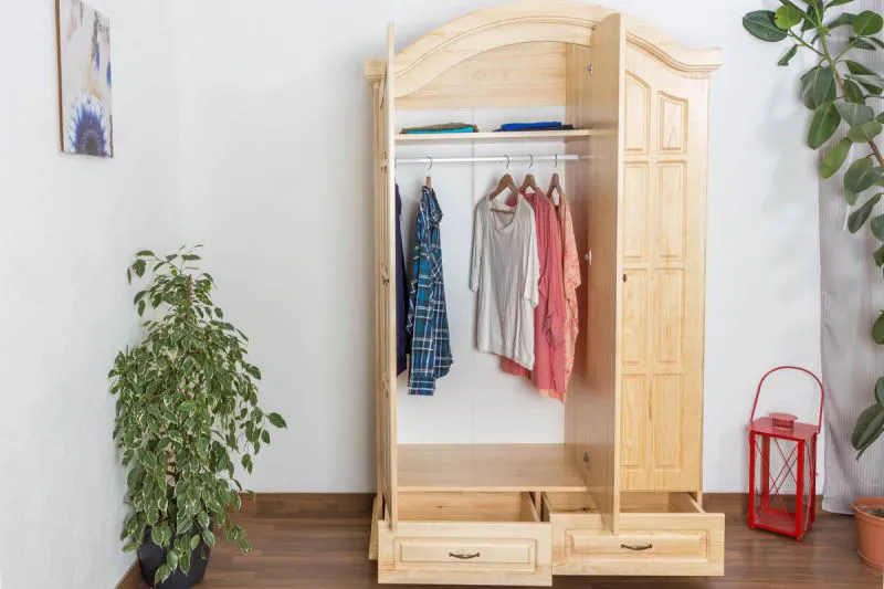 Steiner Shopping Armoire de chambre à coucher, Couleur: Naturel 224x133x60 cm Abbildung