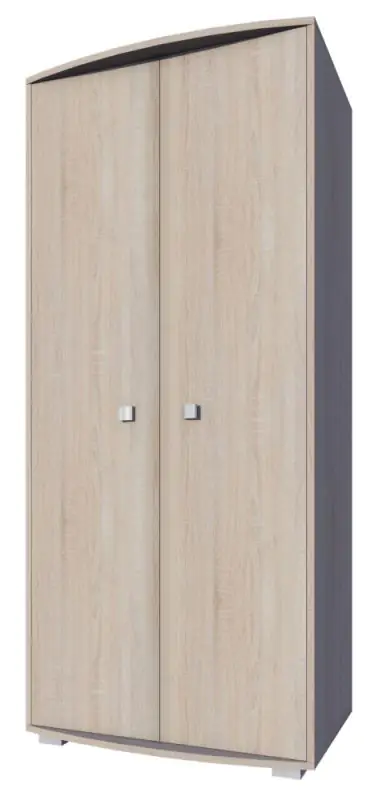 Armoire à portes battantes / penderie Rabaul 23, couleur : chêne Sonoma - Dimensions : 200 x 90 x 55 cm (H x L x P)