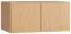 Attache pour armoire à deux portes Averias, couleur : chêne - Dimensions : 45 x 93 x 57 cm (H x L x P)