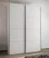 Penderie / Armoire à portes coulissantes / 11 compartiments / 6 étagères / 245,5 x 170 x 64 cm / 2 tringles à vêtements / 2 portes coulissantes / Couleur : Blanc / Soft-Close