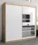 200 cm de large Armoire avec 10 casiers et 2 portes | Couleur: Chêne Sonoma / Blanc Abbildung