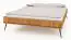 Lit simple / Lit d'appoint Rolleston 03, bois de hêtre massif huilé - Couchage : 90 x 200 cm (l x L)