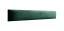 Panneaux rembourrés, lot de 10, Couleur : Vert foncé, Revêtement : Velours, dimensions : 80 x 15 cm