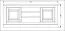 Meuble TV "Kilkis" en pin blanc antique 17 - 60 x 144 x 47 cm (H x L x P)