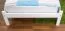 Lit pour enfant 90 x 200 cm | Bois massif: Pin | Laqué Blanc | incl. sommier à lattes Abbildung