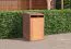 Abri pour poubelles Cubo Individuel, bois dur - Dimensions : 84 x 75 x 135 cm (L x l x h)
