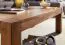 Table de salon en bois massif de Sheesham Apolo 158, Couleur : Sheesham - Dimensions : 40 x 60 x 110 cm (H x L x P), avec un grain de bois unique