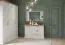 Chambre à coucher - Armoire, Couleur: Blanc / Noix - 227 x 236 x 59 cm (H x L x P)