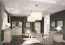 Miroir mural Badile 14 | Finition bois brun | 80 x 120 x 7 cm | Style maison de campagne raffiné