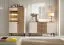 Commode | Noyer/Cachemire | 140 x 40 x 81 cm | Pieds métalliques | Chants ABS | 2 portes | Système Push-to-open | 3 tiroirs avec système Soft Close | 4 compartiments | Belladere 04