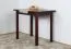 Table en pin massif, couleur noyer Junco 227A (carrée) - 90 x 60 cm (L x P)