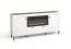 Buffet design moderne Barbe 19 | 1 tiroir, 6 niches, 2 portes | Blanc mat & chêne | 83,5 x 177 x 40 cm