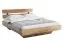 Lit double Cortinadal 03 chêne massif huilé - Couchage : 180 x 200 cm (l x L)