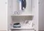 Pin-Armoire Top Qualité, Couleur: Blanc / Bleu 160x90x60 cm