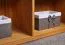 Commode / Sideboard Jussara 01, Couleur : Nature, Chêne partiellement massif - 150 x 124 x 42 cm (H x L x P)