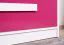 Commode Walter 05, couleur : blanc / rose brillant - 133 x 80 x 40 cm (h x l x p)