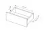 Table basse moderne Balta 06 | 1 tiroir push-to-open | Beige | 48 x 68 x 68 cm | Protection ABS