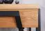 Bureau Kastav 50 | Chêne / Noir | 79 x 122 x 75 cm | Design moderne et fonctionnel