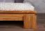 Lit double Tasman 01 | Chêne sauvage massif huilé | Couchage 200 x 200 cm | Design premium