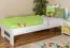 Cadre de lit pour enfants / Lit pour enfant 80 x 200 cm | Bois massif: Hêtre | Laqué Blanc Abbildung