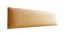 Panneaux rembourrés, lot de 10, couleur : orange, housse : similicuir, dimensions : 40 x 15 cm