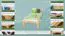 Lit enfant ou adolescent en pin massif naturel 76 | Sommier inclus | 90 x 200 cm | Design moderne | Grande stabilité