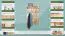 Vestiaire en bois de pin massif naturel Junco 348 - Dimensions : 100 x 60 x 31,5 cm (H x L x P)