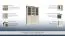 Vitrine Badile 05, Couleur : Pin blanc / Brun - 187 x 127 x 39 cm (h x l x p)