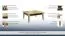 Table basse "Topusko" 23, couleur : chêne / noir, partiellement massif - Dimensions : 41 x 90 x 90 cm (H x L x P)