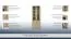 Vitrine "Kontich" 01, couleur : chêne Sonoma - Dimensions : 212 x 75 x 35 cm (h x l x p)