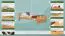 Lit pour enfant 100 x 200 cm | Bois massif: Pin | Laqué Aulne Abbildung