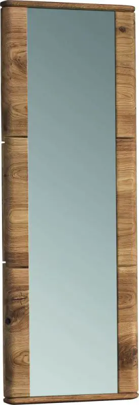 Miroir Lencois 05, Couleur : Naturel, Chêne massif - 117 x 41 x 4 (H x L x P)