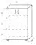 Commode Garut 18, couleur : Chêne de Sonoma - Dimensions : 118 x 80 x 40 cm (H x L x P)