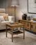 Meuble bas TV / Chêne caramel / 183 x 48 x 51 cm / 2 portes coulissantes / 2 tiroirs / 6 compartiments / 3 étagères / Système de portes coulissantes avec fermeture amortie / Inginele 04