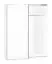 Chambre d'adolescent - Armoire, Couleur: Blanc - Dimensions: 200 x 151 x 62 cm (H x L x P)