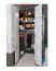 Armoire d'angle dressing, Couleur: Gris foncé / Gris clair - Dimensions: 195 x 135 x 135 cm (H x L x P)
