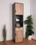 Armoire de la chambre des jeunes Sprimont 05, couleur : gris / chêne - Dimensions : 195 x 45 x 40 cm (H x L x P)
