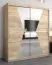 180 cm de large Armoire avec 10 casiers et 2 portes | Couleur: Chêne Sonoma Abbildung