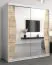 180 cm de large Armoire avec 10 casiers et 2 portes | Couleur: Chêne Sonoma / Blanc Abbildung