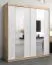 180 cm de large Armoire avec 2 portes | 10 casiers | Couleur: Chêne Sonoma / Blanc Abbildung