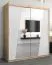 180 cm de large Armoire avec 2 portes | 10 casiers | Couleur: Chêne Sonoma / Blanc Abbildung