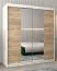 180 cm de large Armoire avec 10 casiers et 2 portes | Couleur: Chêne Sonoma / Blanc Abbildung