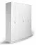 150 cm de large Armoire avec 3 portes | Couleur: Blanc Abbildung