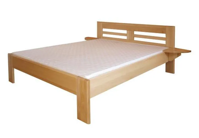 Bois massif Lit Hêtre 160 x 200 cm Naturel Abbildung