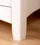 Armoire 3 portes battantes Lagopus 122 | Pin massif blanc/gris | 200 x 124 x 60 cm | Penderie, 2 tiroirs, 4 compartiments