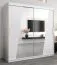 200 cm de large Armoire avec 2 portes | 10 casiers | Couleur: Blanc Abbildung