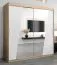 2 mètres de large Armoire avec 2 portes | Couleur: Chêne Sonoma / Blanc Abbildung