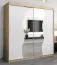 2 mètres de large Armoire avec 2 portes | Couleur: Chêne Sonoma  / Blanc Abbildung
