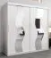 2 mètres de large Armoire avec 2 portes | Couleur: Blanc Abbildung